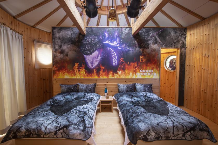 Godzilla collaboration room “Monster Land” [Private terrace/full cypress bath]