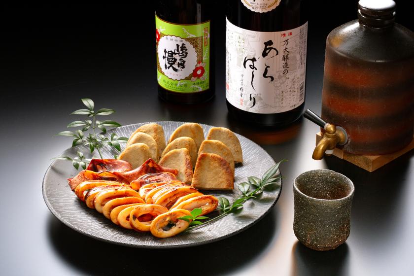 [雨天活动对象计划]豪华♪“金眼怀石”涮锅×金眼寿司！将您的餐点与原创的当地清酒礼物相搭配