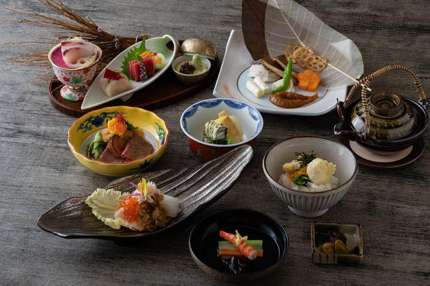 【1日1室限定】日本料理「平川」の四季を味わう和会席付きプラン（夕朝食付き）