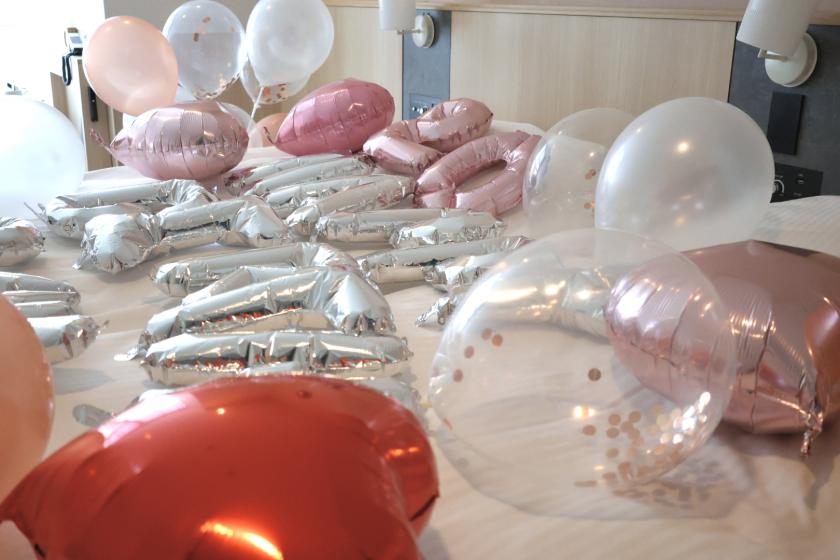 氣球裝飾帶來驚喜！可以裝飾房間的特別方案～含早餐～
