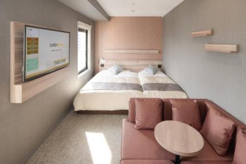 【Without meals】【No Smoking】Economy twin room for women only.