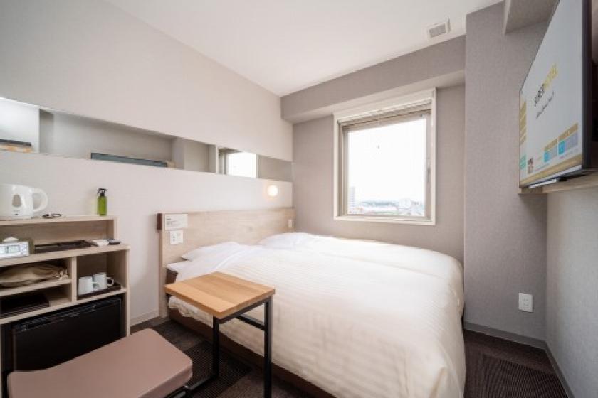【Without meals】【No Smoking】Compact twin room