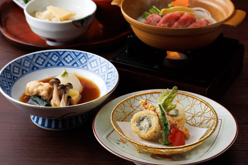 Dinner and breakfast included/Easy to enjoy Kaiseki plan