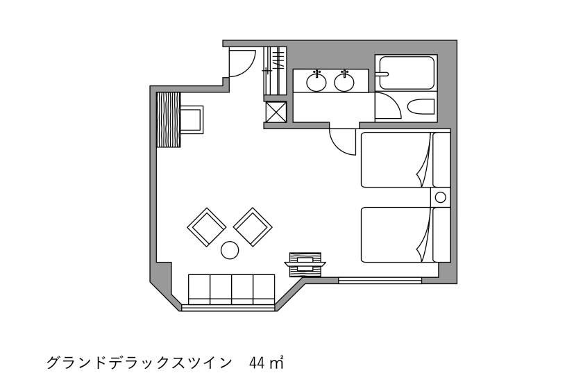 グランドデラックスツイン（5F・6F）