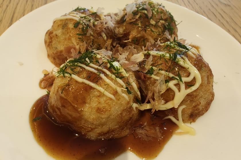 A plan that includes the currently popular snap drink! Takoyaki snacks are also included.