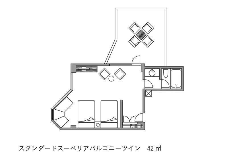 グランドスーペリアバルコニーツイン（3F）