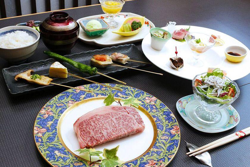 日本料理「四季」鉄板焼きコーナーで食す！松風（まつかぜ）コースプラン（2食付）
