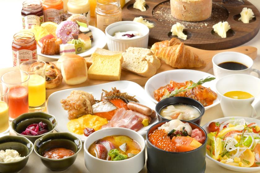 ●*Check out is at 12:00 noon! Now, what should we do? Japanese and Western buffet breakfast included