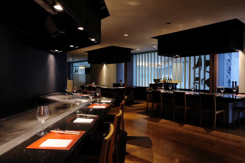 [Teppanyaki dinner included] Enjoy a blissful moment at all counter seats (2 meals included)