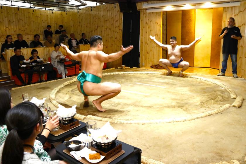 [Sumo experience] Limited benefit & souvenir included! Asakusa Sumo Club Plan <Breakfast and dinner included>