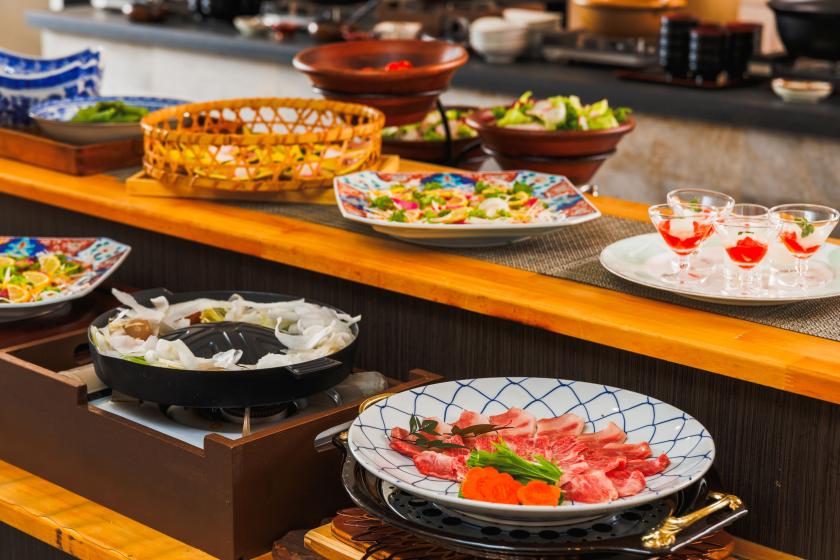 [Recommended by our hotel ☆ Basic plan] If you are unsure, this is it ♪ Dinner is "Yamagata beef hot pot + Kamado buffet" ★ Free hot spring tour included