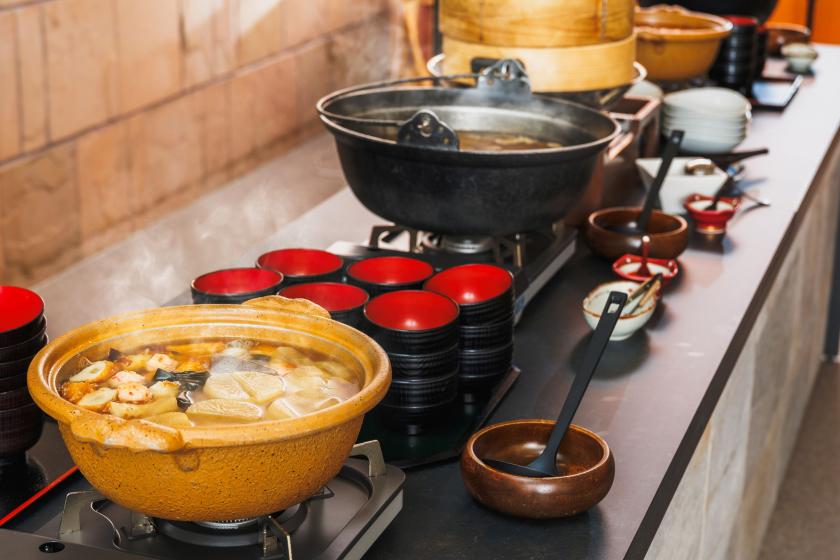 [Recommended by our hotel ☆ Basic plan] If you are unsure, this is it ♪ Dinner is "Yamagata beef hot pot + Kamado buffet" ★ Free hot spring tour included