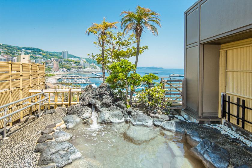 【一泊朝食】熱海温泉と広い客室を満喫！海沿いの宿でゆったりとした朝食を楽しむ一泊朝食プラン