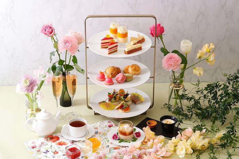 [Plan with seasonal afternoon tea] Limited to 3 rooms per day! Jardin de Fleurs Afternoon Tea with Pierre Hermé Paris