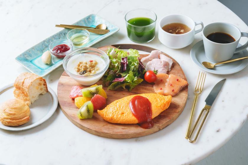 Local Kyoto ingredients add color-Stay with breakfast
