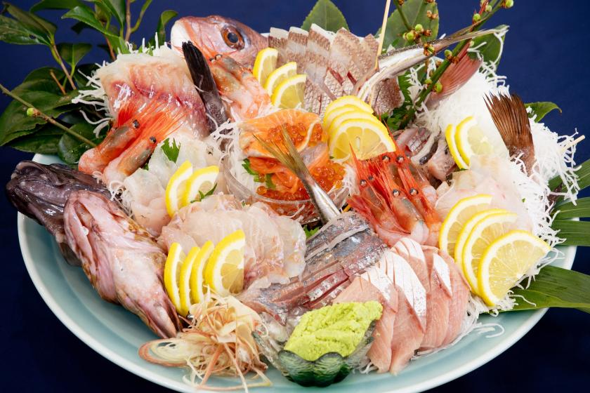 When you think of Sado, you think of fish! Sea of Japan sashimi plan (2 meals included)