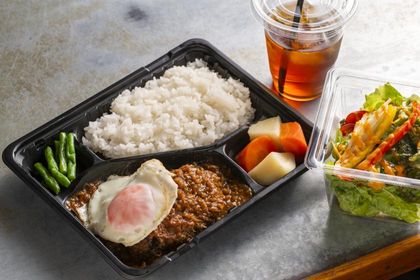 [Take-out only] Dinner plan with "Kamakura hamburger" to eat in your room <Dinner and breakfast included>