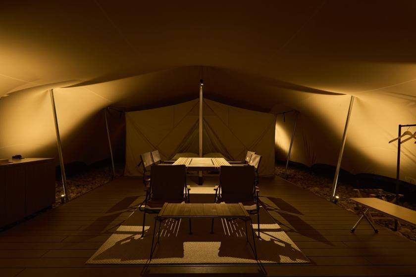 [2024年4月開幕紀念計畫]現在僅限30％OFF[帳篷]享受福岡美景的豪華露營（含2餐）