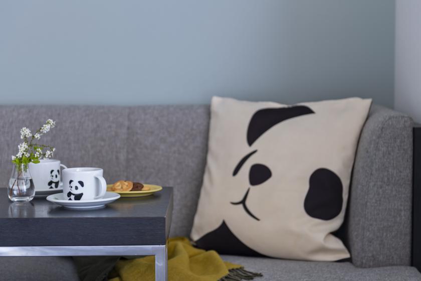 Panda Moderate Twin (Non-smoking) (Only one room per floor) 22.0m²/Bed width 110cm