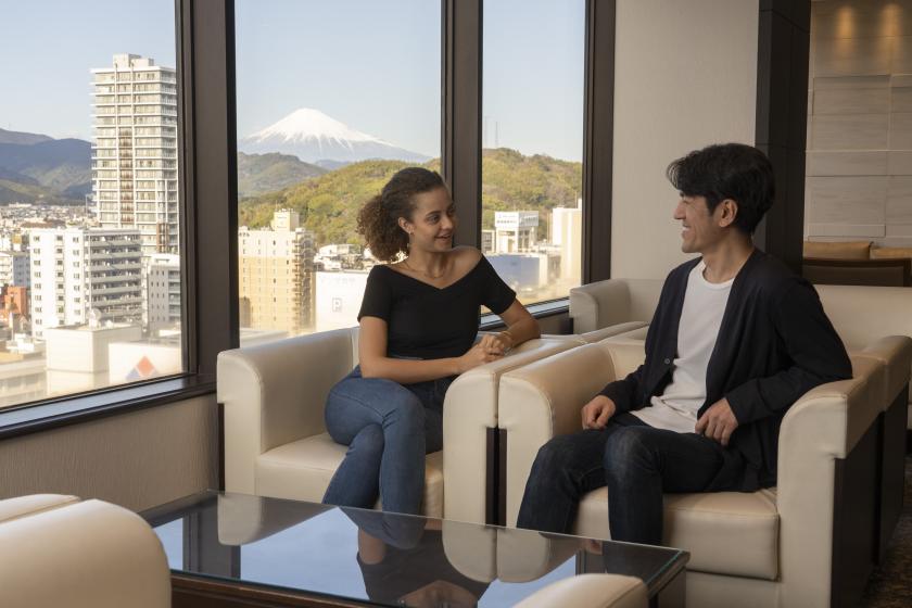 【静岡駅徒歩1分】シンプルステイ＜室料のみ＞WIFI無料　最上階ロビーから富士山が見えるホテルです