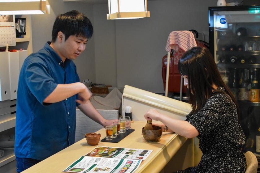 包含抹茶制作体验和日本茶品尝体验的方案（不含早餐）