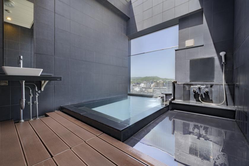 [Limited to 2 rooms per day] Plan with private open-air bath "Mikage" (breakfast included)