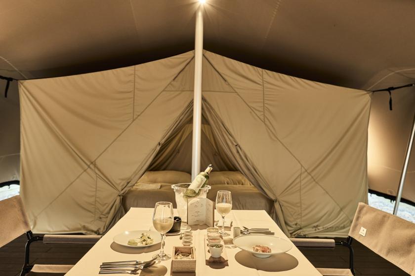 【帳篷】在大自然中享受豪華露營，欣賞福岡的風景 標準方案（含2餐）