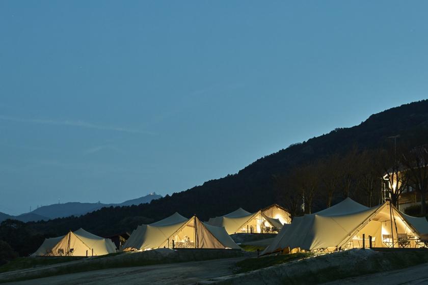 【TENT】大自然の中 福岡の景色を眺め贅沢なキャンプを愉しむ　スタンダードプラン（2食付）