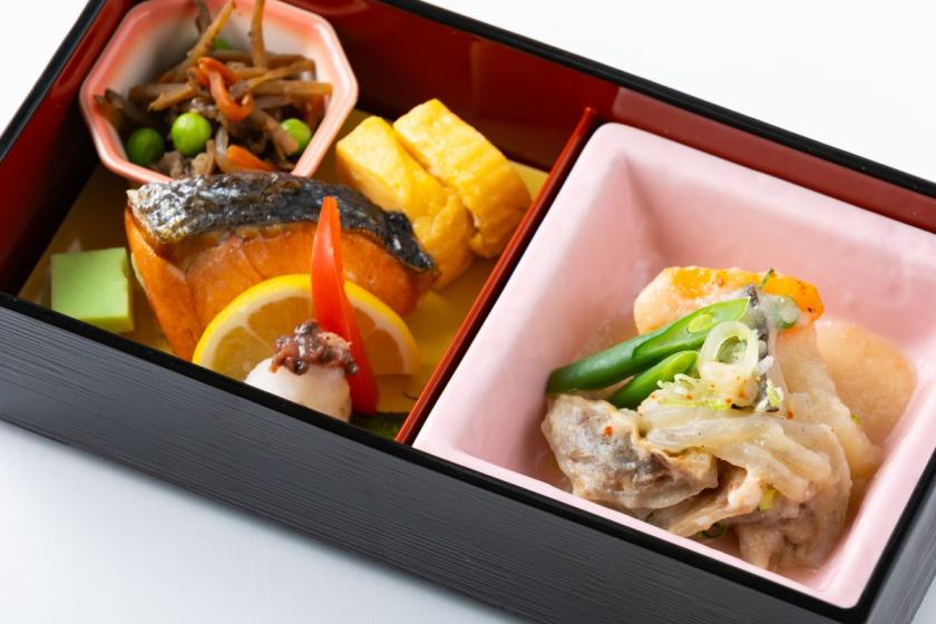 [Standard] <Breakfast included> Enjoy the "Daily Box Lunch" and "Half Buffet" using ingredients from Oita Prefecture and Kyushu