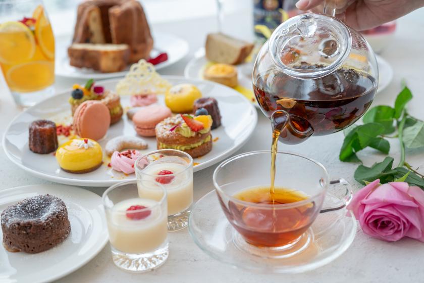 JR Hotel Members Only [19F Dining & Bar Applause] July/August only "2024 Paris Festival Afternoon Tea Set ~ Sweets loved by Marie Antoinette ~" included accommodation plan (2 meals included)
