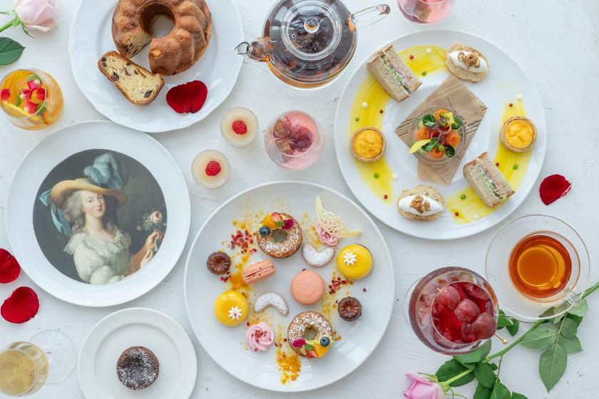 JR Hotel Members Only [19F Dining & Bar Applause] July/August only "2024 Paris Festival Afternoon Tea Set ~ Sweets loved by Marie Antoinette ~" included accommodation plan (2 meals included)