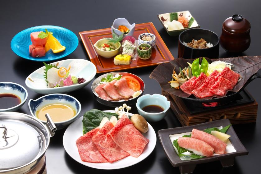 [Dinner starts at 17:30] [Official website] [2 meals included] Check-out at 12:00 ♪ Various ways to eat! Hida beef plan (plan code: HP76HD)