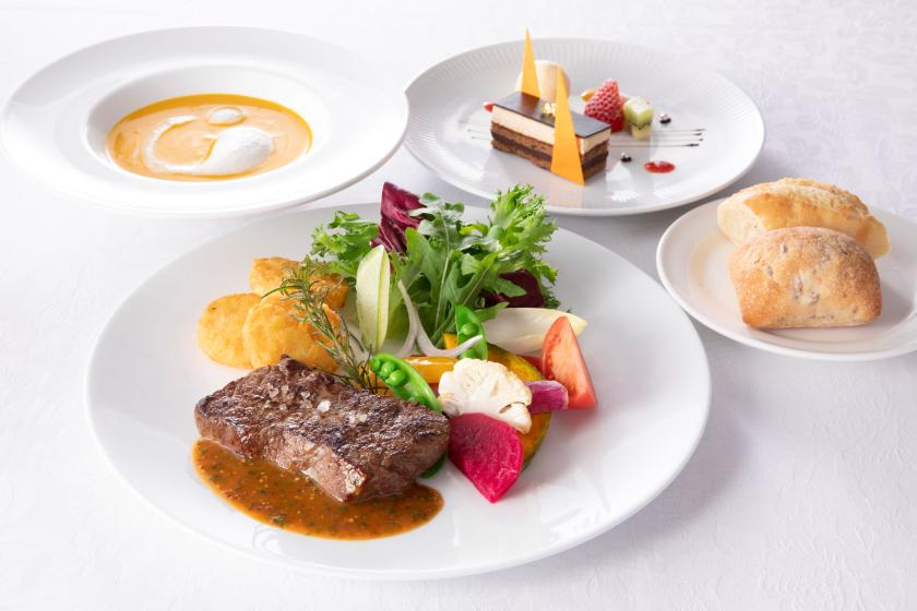 [French cuisine] "Steak dinner" plan with dinner and breakfast