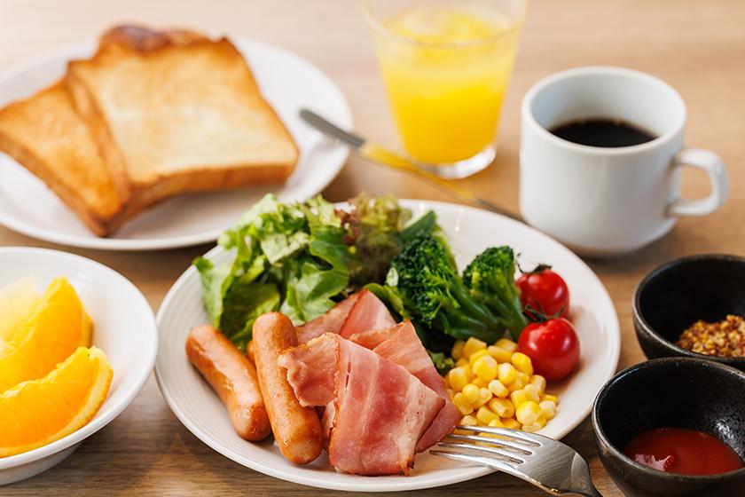 [Breakfast included] 19:00-11:00 Great value for a short stay