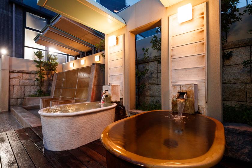 [Recommended for business trips! -Room only-] ■A little drinking plan for one person■ In the evening, a draft beer (medium) and one speed menu item are included at the Japanese restaurant "Nemaru"! Relax and enjoy the natural hot springs and sauna♪