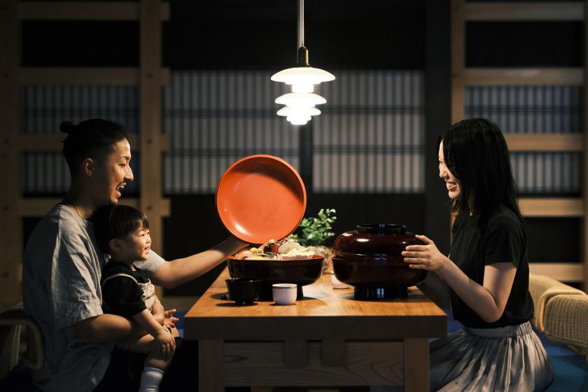 宿でいただく1泊2食付きプラン（朝・夕食付き）