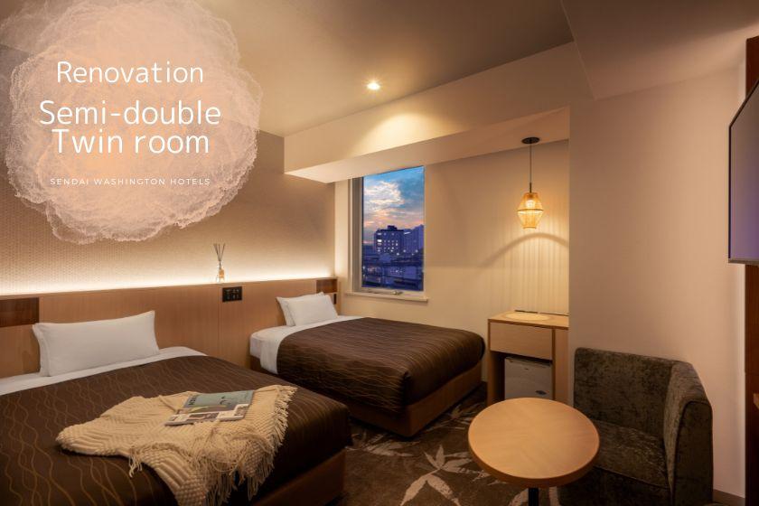 ・Renovated in 2024 [Non-smoking] Standard twin room: 22 square meters / separate bathroom