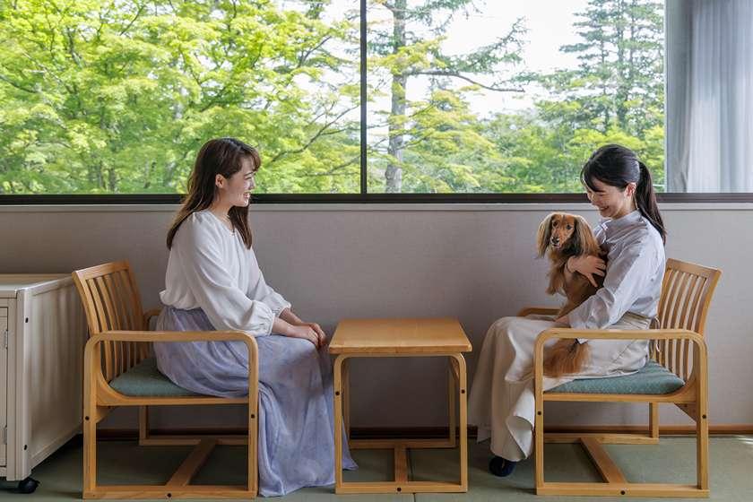 ★You can stay with your pet★One night with breakfast included (standard room)/Unlimited access to Yunessun during your stay ~Miyama Furin Pet Friendly Stay~