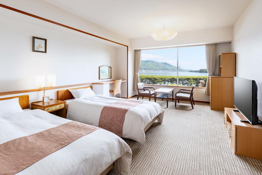 [Non-smoking] Western-style twin room (Ocean view)