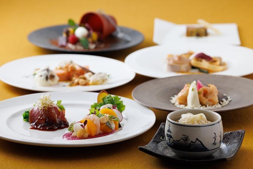 【ホテル＆ディナー】ヌーベルシノワと鉄板フレンチディナーコラボレーションコース付＜夕・朝食付＞