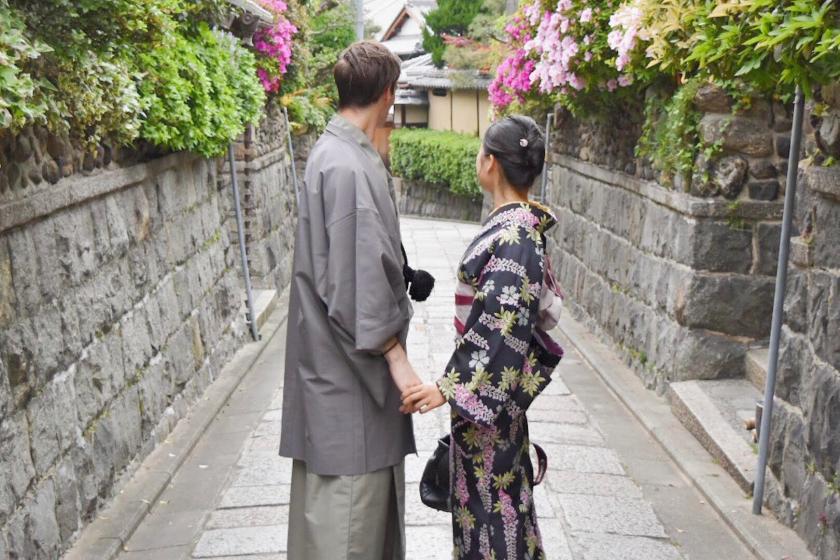 【平日限定】着物ではんなり京都旅☆館内着付け＆翌日フロント返却で気楽に体験♪～食事なし～