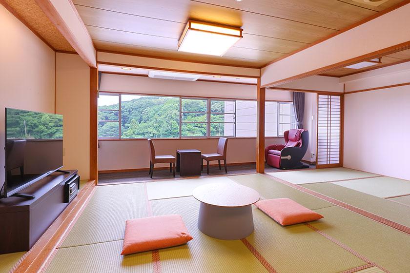 【禁煙】スタンダード和室7.5+10畳内風呂あり(山側)