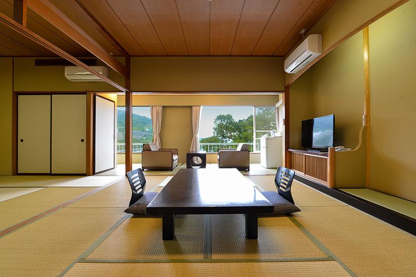 【禁煙】スタンダード和室2間内風呂なし(本館/清遊館)