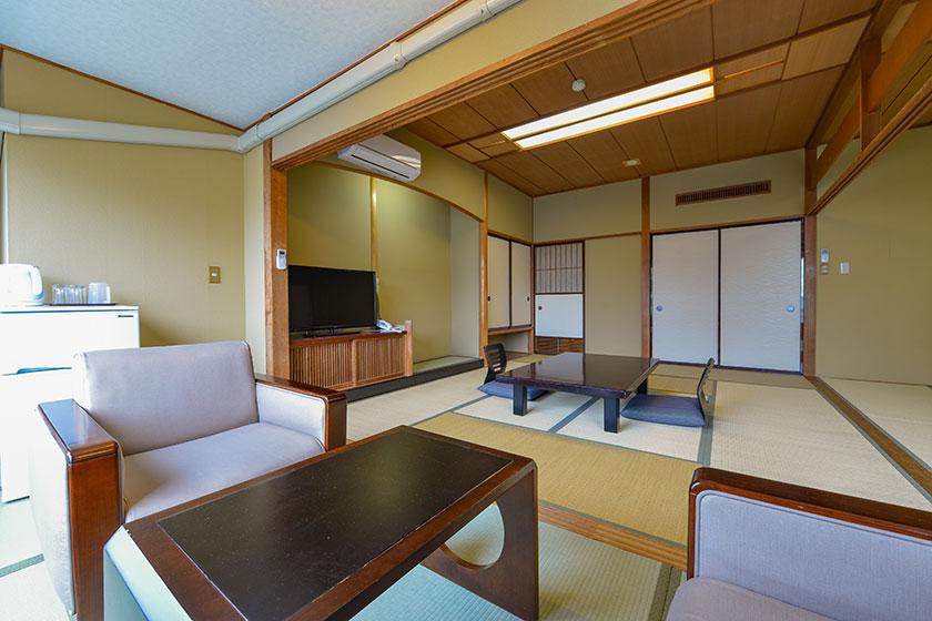 【禁煙】スタンダード和室2間内風呂なし(本館/清遊館)