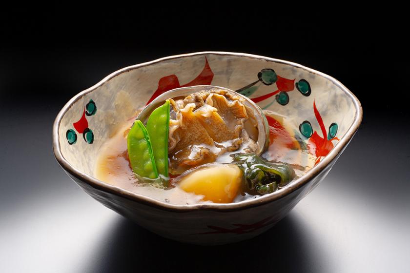 【北陸3県限定　マイカー旅行支援】ガソリン券2000円＆今が旬！鮑＆飲み放題付き　1日5室限定プラン