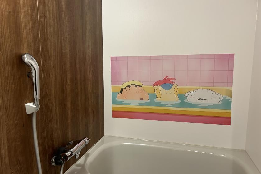 [Crayon Shin-chan the Movie: Our Dinosaur Diary] "Crayon Shin-chan Room" accommodation with limited original goods only