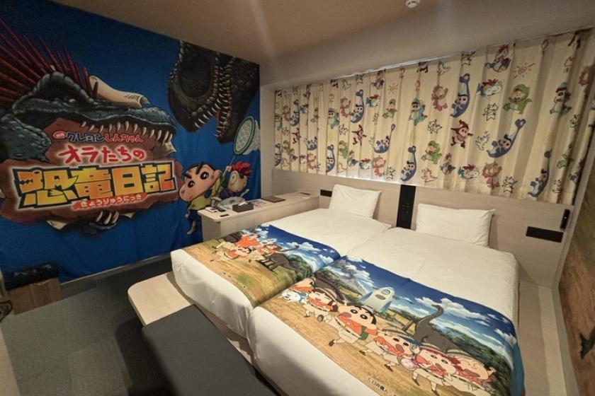 Crayon Shin-chan Room [☆Safe for co-sleeping with children☆Mattress on raised platform]