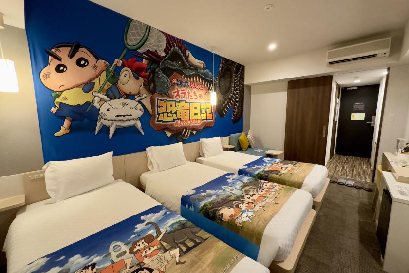 Crayon Shin-chan Room [3 beds, width 90cm, length 200cm] [All rooms non-smoking]