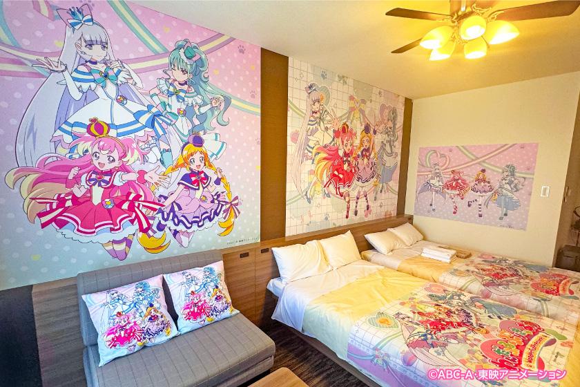 "Wonderful Precure!" Collaboration Room - Includes 1-day event ticket, Lagunasia admission ticket (1 day) and breakfast