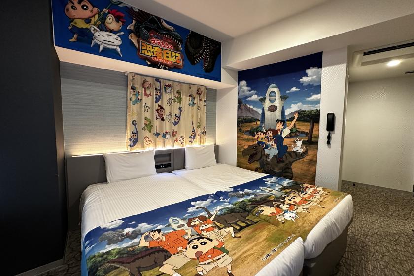 [Crayon Shin-chan the Movie: Our Dinosaur Diary] "Crayon Shin-chan Room" accommodation with limited original goods only